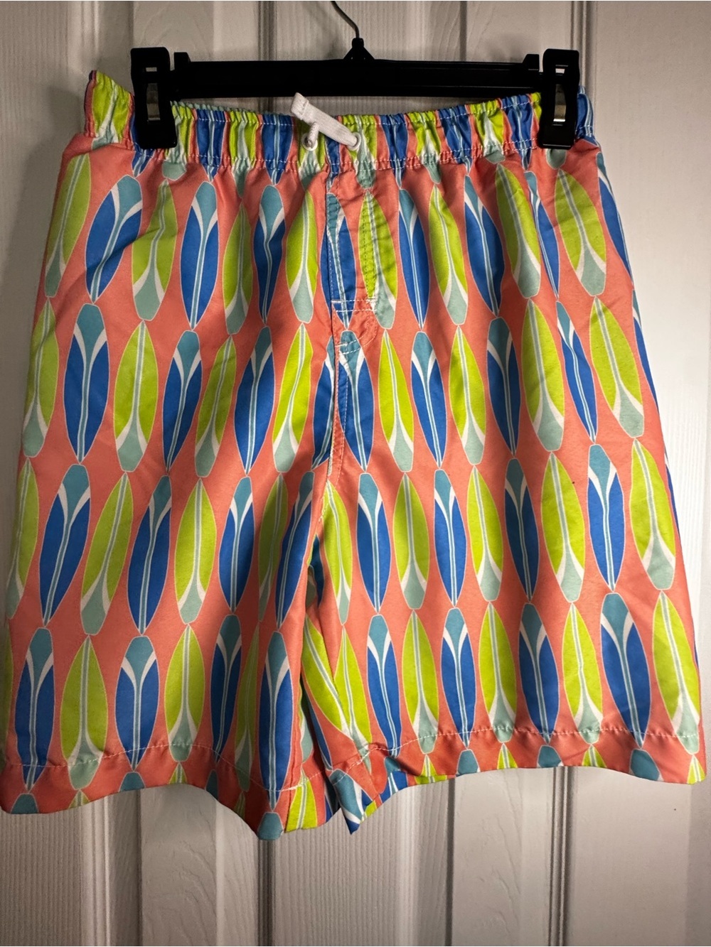 5/$25 Boys J. Khaki Swim Trunks Size Large With Net
